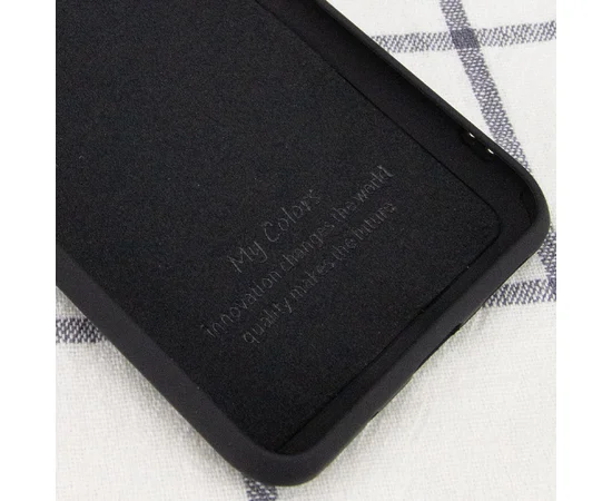 Чехол Silicone Cover My Color Full Camera (A) для Samsung Galaxy S10 Черный / Black
