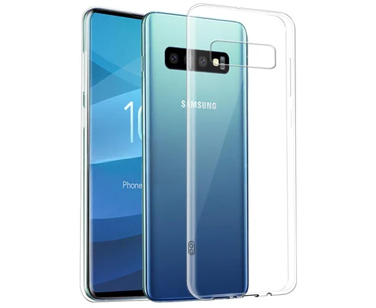TPU чехол Epic Transparent 1,0mm для Samsung Galaxy S10 Бесцветный (прозрачный)