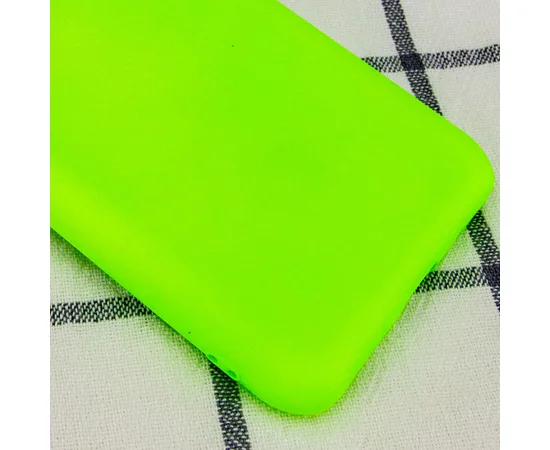 Чехол Silicone Cover My Color Full Camera (A) для Samsung Galaxy S10 Салатовый / Neon green