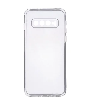 TPU чохол Epic Transparent 1,5mm Full Camera Samsung Galaxy S10 Безбарвний (прозорий)