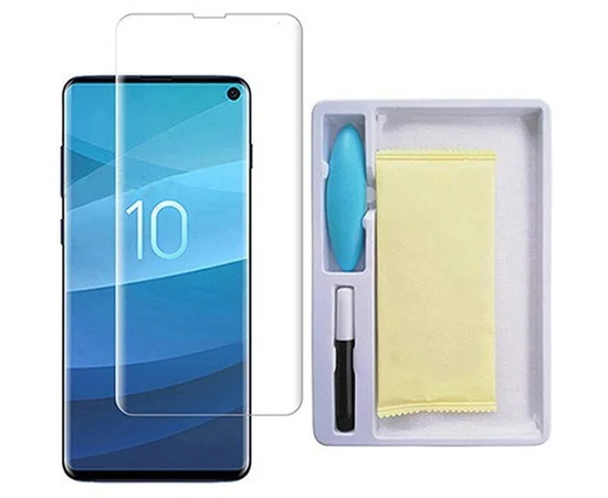 Защитное 3D стекло Mocolo с УФ лампой для Samsung Galaxy S10 Прозрачное