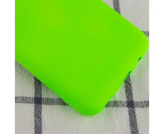 Чехол Silicone Cover My Color Full Protective (A) для Samsung Galaxy S10 Салатовый / Neon green