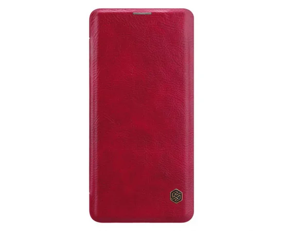 Кожаный чехол (книжка) Nillkin Qin Series для Samsung Galaxy S10 Красный