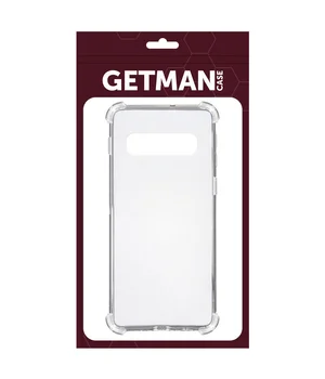 TPU чехол GETMAN Ease logo усиленные углы для Samsung Galaxy S10 Бесцветный (прозрачный) TPU чехол GETMAN Ease logo усиленные углы для Samsung Galaxy S10 Бесцветный (прозрачный)