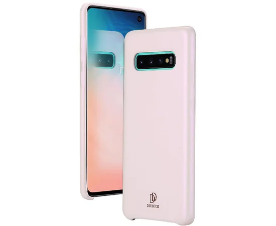 Кожаная накладка Dux Ducis для Samsung Galaxy S10 Розовый