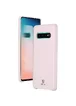 Кожаная накладка Dux Ducis для Samsung Galaxy S10 Розовый