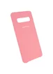 Чехол Silicone Cover (AA) для Samsung Galaxy S10 Розовый / Pink