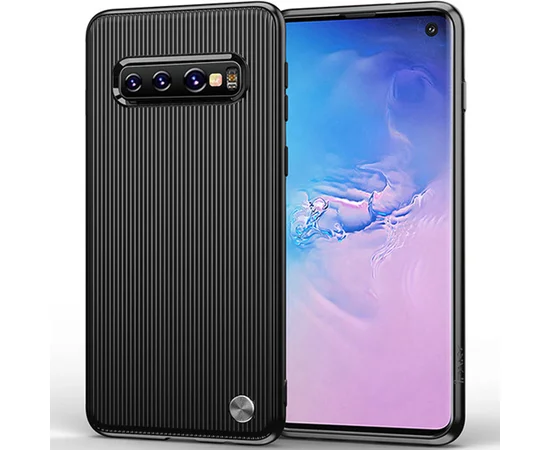 TPU чехол iPaky Suitcase Series для Samsung Galaxy S10 Черный