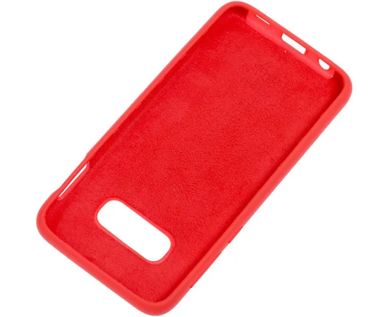 Чехол Silicone Cover Full Protective (AA) для Samsung Galaxy S10 Красный / Red