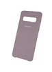 Чехол Silicone Cover (AA) для Samsung Galaxy S10 Серый / Lavender Gray