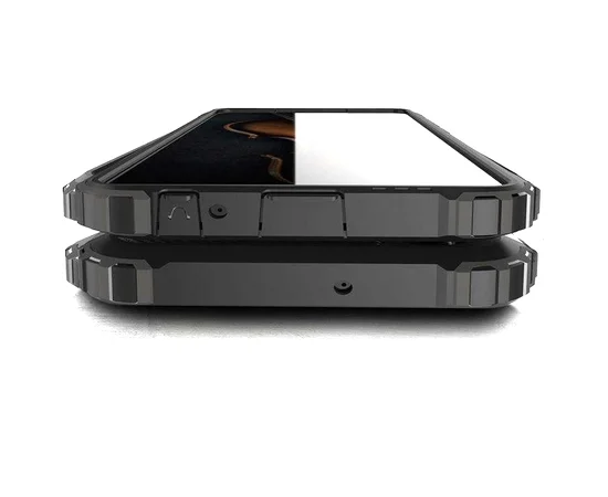 Бронированный противоударный TPU+PC чехол Immortal для Samsung Galaxy S10 Черный