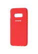 Чехол Silicone Cover Full Protective (AA) для Samsung Galaxy S10 Красный / Red