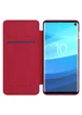 Кожаный чехол (книжка) Nillkin Qin Series для Samsung Galaxy S10 Красный
