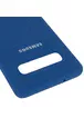 Чохол Silicone Cover (AA) для Samsung Galaxy S10 Синій / Navy Blue