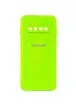 Чохол Silicone Cover My Color Full Camera (A) для Samsung Galaxy S10 Салатовий / Neon green