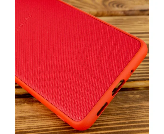 TPU чехол Fiber Logo для Samsung Galaxy S20+ Красный