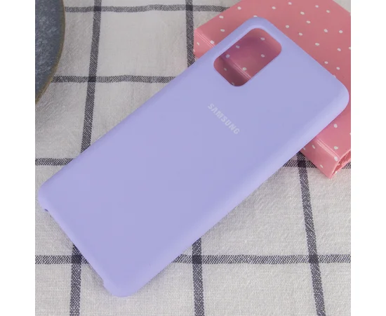 Чехол Silicone Cover (AA) для Samsung Galaxy S20+ Сиреневый / Dasheen
