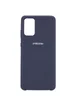 Чехол Silicone Cover (AA) для Samsung Galaxy S20+ Синий / Midnight Blue