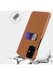 Шкіряна накладка G-Case Cardcool Series для Samsung Galaxy S20 + Коричневий