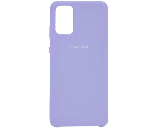 Чехол Silicone Cover (AA) для Samsung Galaxy S20+ Сиреневый / Dasheen