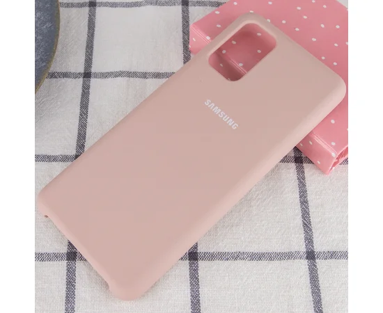 Чехол Silicone Cover (AA) для Samsung Galaxy S20+ Розовый / Pink Sand
