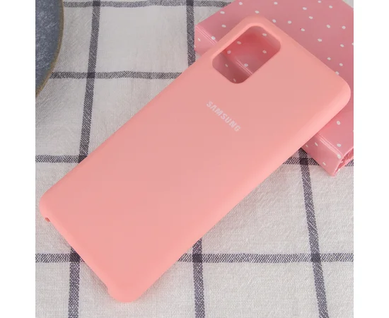 Чехол Silicone Cover (AA) для Samsung Galaxy S20+ Розовый / Pink