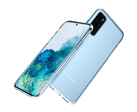 TPU чехол Epic Transparent 1,0mm для Samsung Galaxy S20+ Бесцветный (прозрачный)