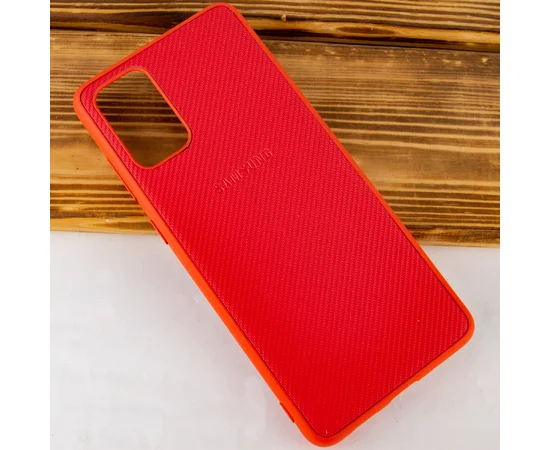 TPU чехол Fiber Logo для Samsung Galaxy S20+ Красный