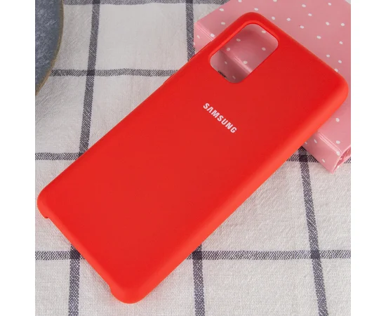 Чехол Silicone Cover (AA) для Samsung Galaxy S20+ Красный / Red
