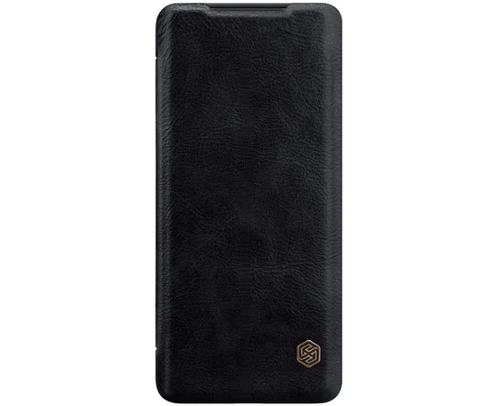 Кожаный чехол (книжка) Nillkin Qin Series для Samsung Galaxy S20+ Черный