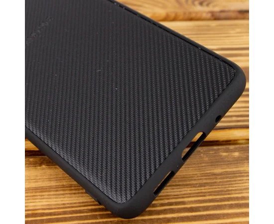 TPU чехол Fiber Logo для Samsung Galaxy S20+ Черный