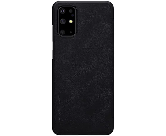 Кожаный чехол (книжка) Nillkin Qin Series для Samsung Galaxy S20+ Черный