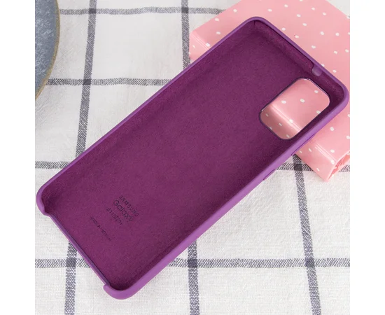 Чехол Silicone Cover (AA) для Samsung Galaxy S20+ Фиолетовый / Grape