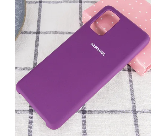 Чехол Silicone Cover (AA) для Samsung Galaxy S20+ Фиолетовый / Grape