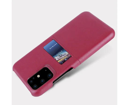 Кожаная накладка G-Case Cardcool Series для Samsung Galaxy S20+ Красный
