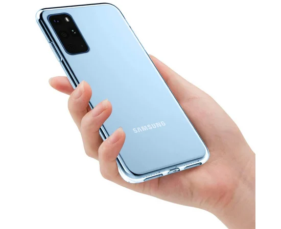 TPU чехол Epic Transparent 1,0mm для Samsung Galaxy S20+ Бесцветный (прозрачный)