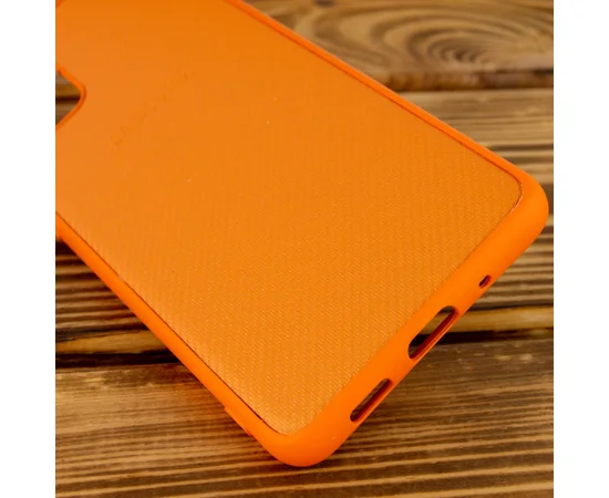 TPU чехол Fiber Logo для Samsung Galaxy S20+ Оранжевый