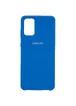 Чехол Silicone Cover (AA) для Samsung Galaxy S20+ Синий / Blue