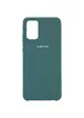 Чохол Silicone Cover (AA) для Samsung Galaxy S20 + Зелений / Pine green