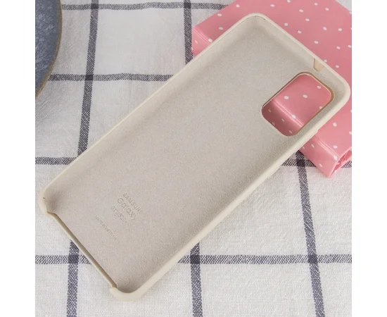 Чехол Silicone Cover (AA) для Samsung Galaxy S20+ Бежевый / Antigue White