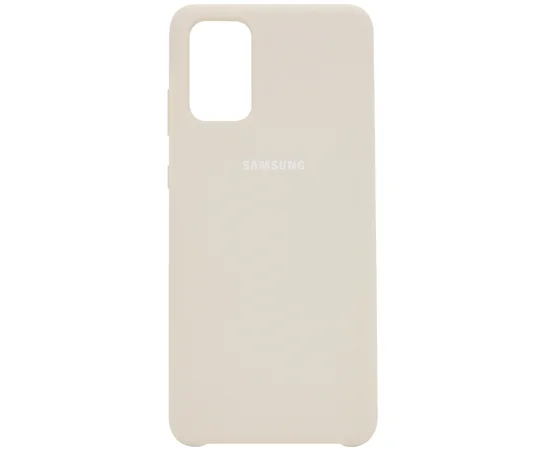 Чехол Silicone Cover (AA) для Samsung Galaxy S20+ Бежевый / Antigue White