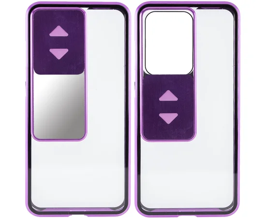 Чехол Camshield 360 Metall+Glass со шторкой для камеры для Samsung Galaxy S20 Ultra Сиреневый