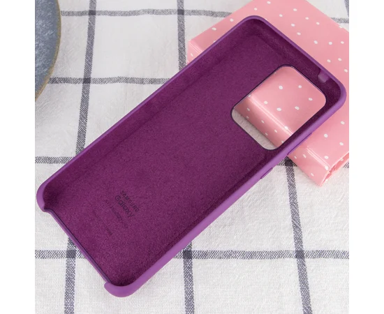 Чехол Silicone Cover (AA) для Samsung Galaxy S20 Ultra Фиолетовый / Grape