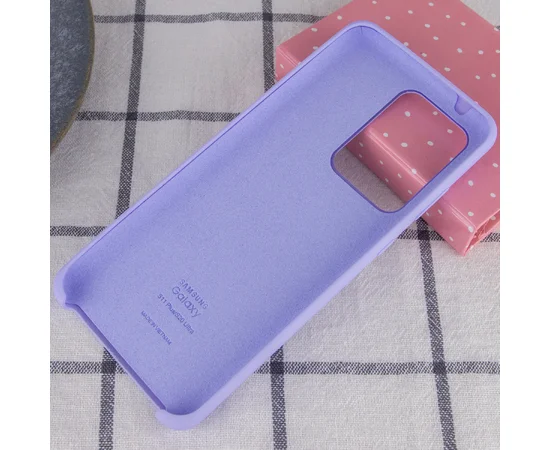 Чехол Silicone Cover (AA) для Samsung Galaxy S20 Ultra Сиреневый / Dasheen