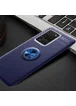 TPU чехол Deen ColorRing под магнитный держатель (opp) для Samsung Galaxy S20 Ultra Синий / Синий