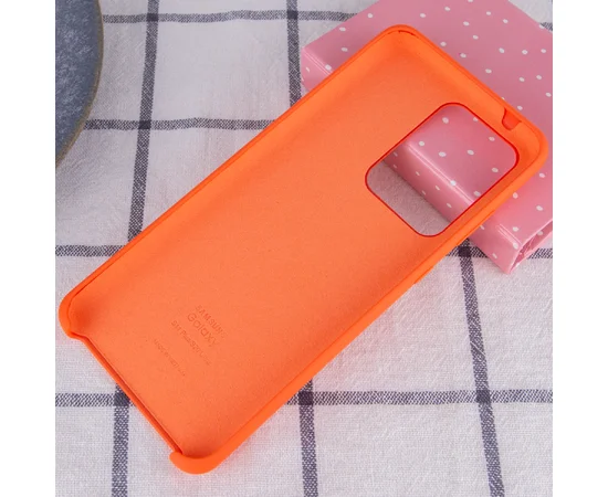 Чехол Silicone Cover (AA) для Samsung Galaxy S20 Ultra Оранжевый / Orange