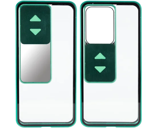 Чехол Camshield 360 Metall+Glass со шторкой для камеры для Samsung Galaxy S20 Ultra Зеленый