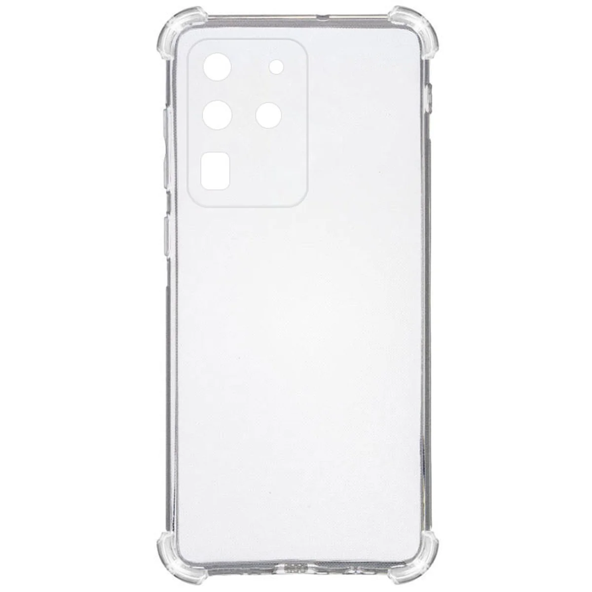 TPU чехол GETMAN Ease logo усиленные углы для Samsung Galaxy S20 Ultra Бесцветный (прозрачный)