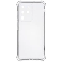 TPU чехол GETMAN Ease logo усиленные углы для Samsung Galaxy S20 Ultra Бесцветный (прозрачный)