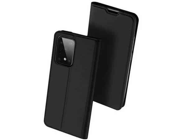 Чехол-книжка Dux Ducis с карманом для визиток для Samsung Galaxy S20 Ultra Черный